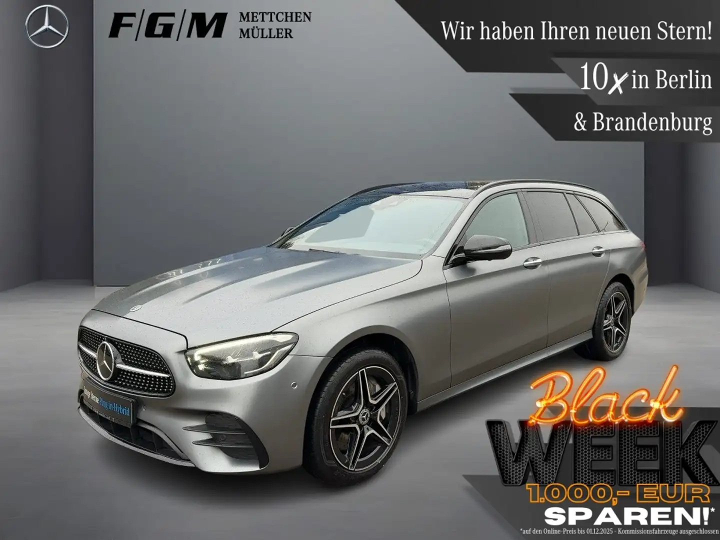 Mercedes-Benz E 300 de 4M T AMG Line Burm|KeyGo|S-Dach|TWA|360 Grau - 1