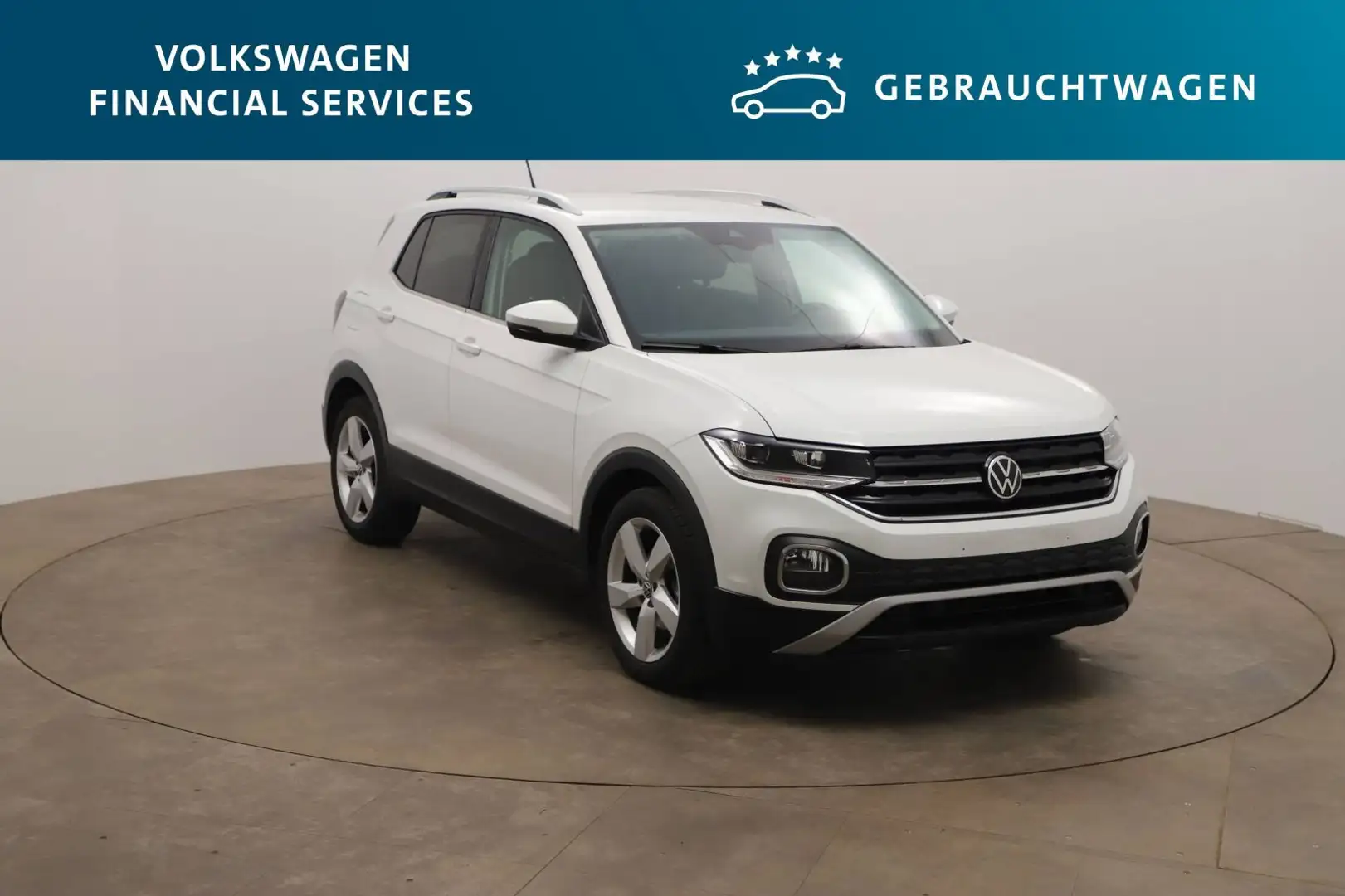 Volkswagen T-Cross T-CROSS Highline 1.0 TSI PDC*Tempo*Klima*SH Weiß - 1