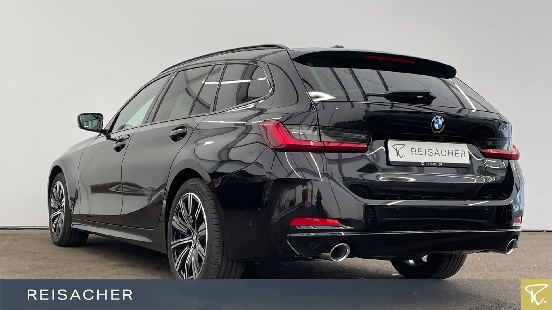 BMW 318 d A Tou el.Sitz+Mem,Autom Schwarz - 2