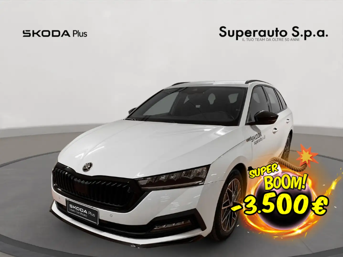 Skoda Octavia 2.0 TDI EVO SCR DSG Sportline Bianco - 1