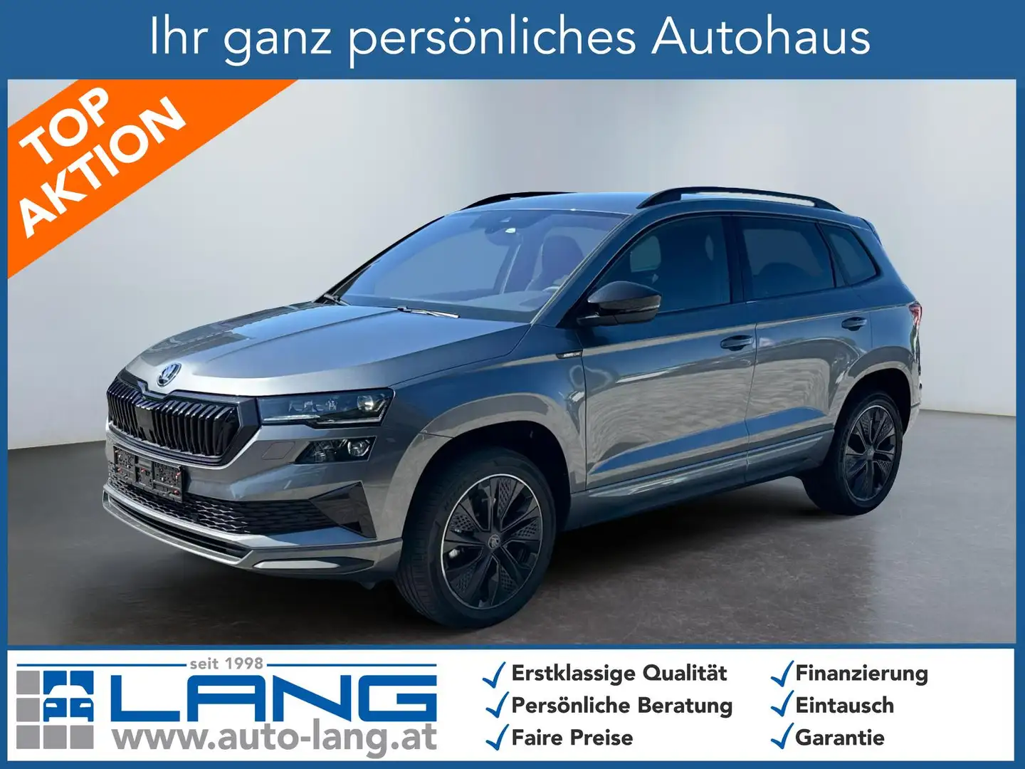 Skoda Karoq Sportline 2,0 TDI DSG 3ZKlima ACC 4x Sitzheizun... Grau - 1