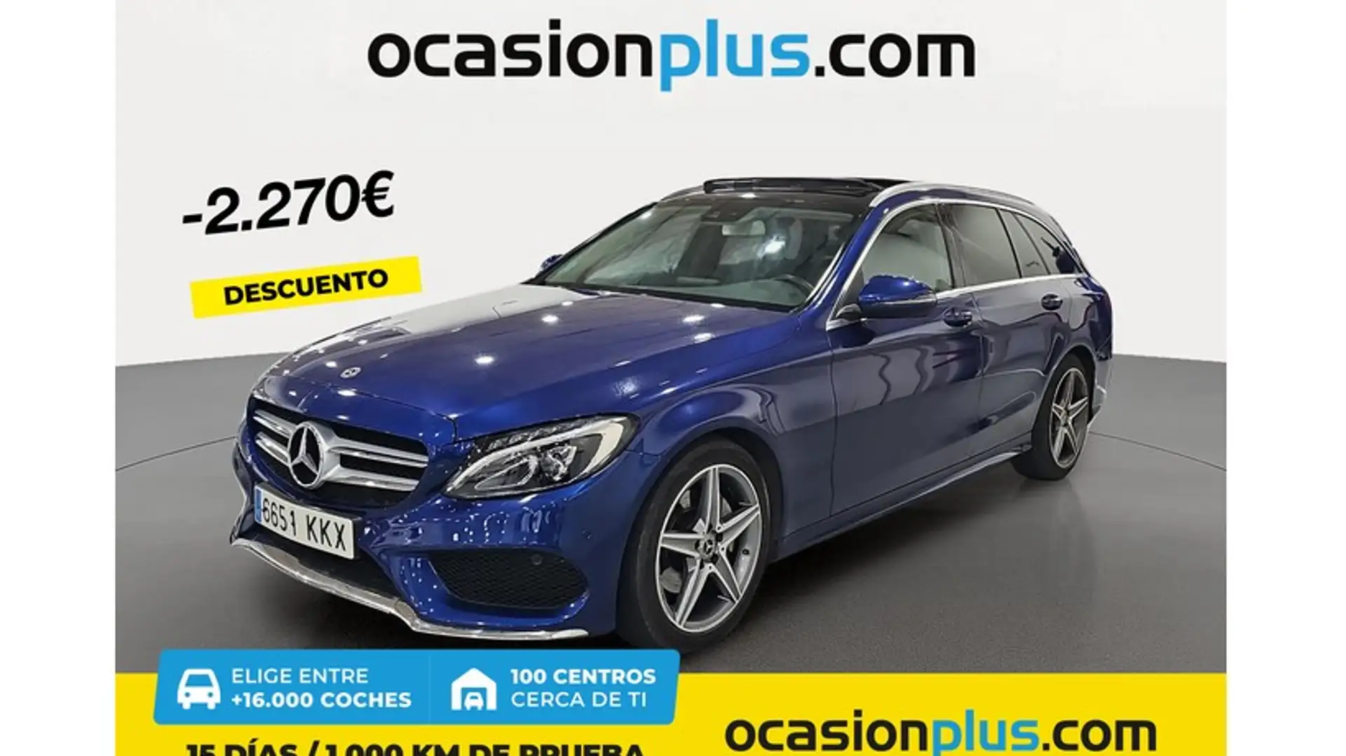 Mercedes-Benz C 220 Estate 220d 9G-Tronic Blau - 1