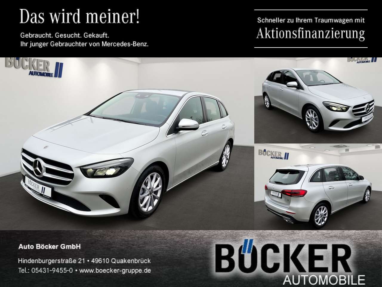 Mercedes-Benz B 200 2022 — B200 Progressive MBUX LED RFK Bluetooth Navi Klima