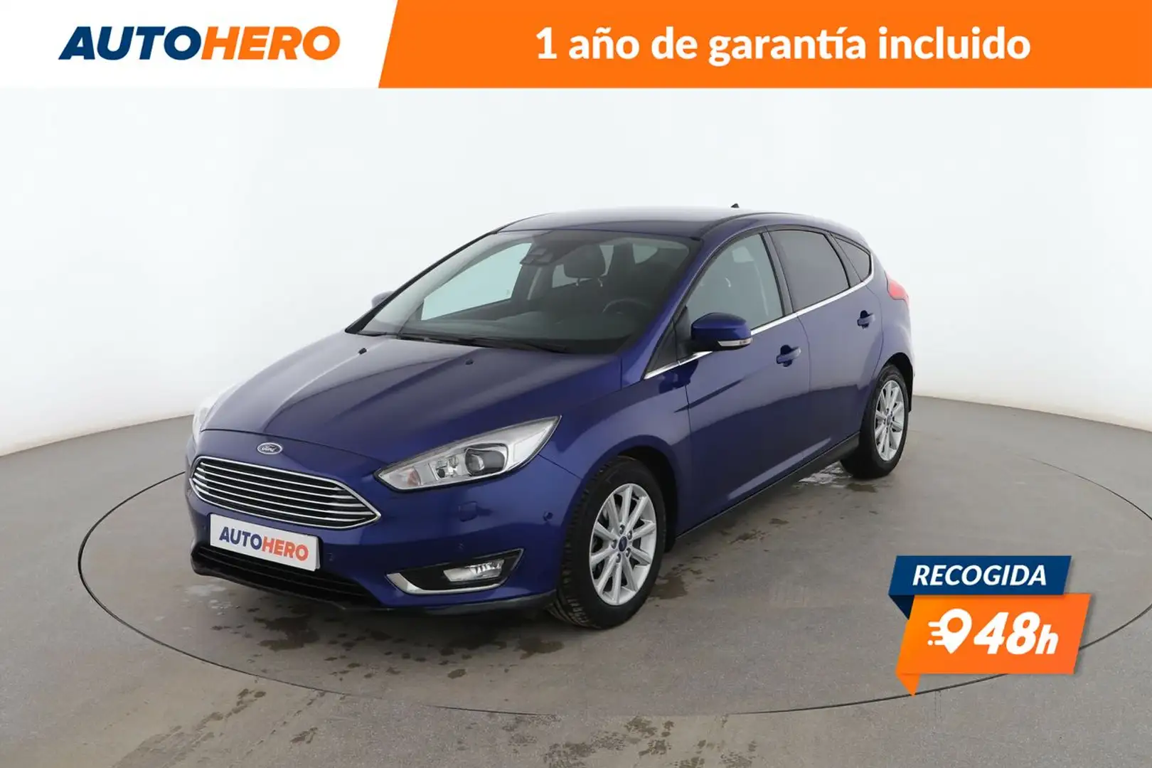 Ford Focus 1.0 Ecoboost Auto-S&S Titanium 125 Azul - 1