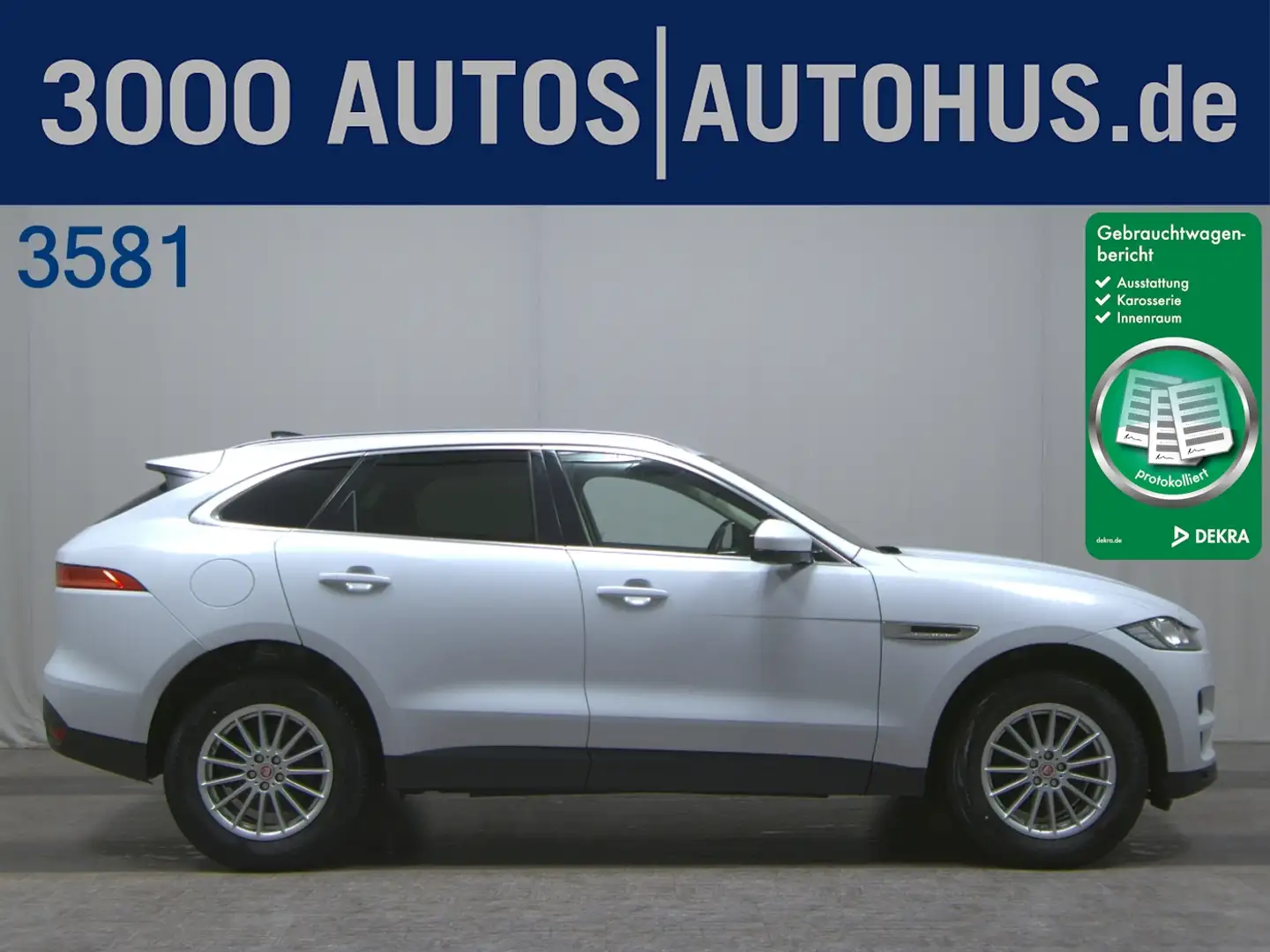 Jaguar F-Pace 30d Prestige AHK HUD Navi ACC PDC Weiß - 1