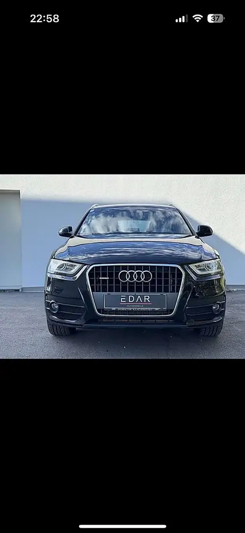 Audi Q3 2,0 TDI quattro DPF S-tronic*Sline* Schwarz - 1