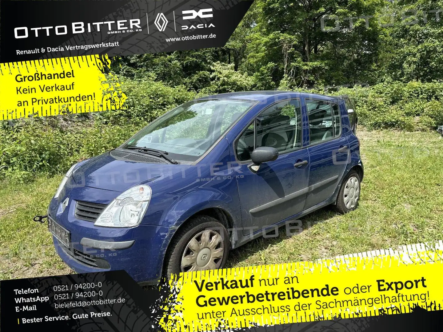 Renault Modus 1.2 Avantage +MOTOR OHNE FUNKTION+ Azul - 1