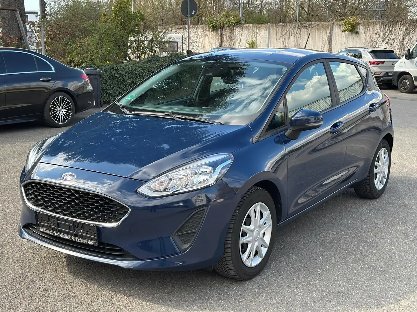 Ford Fiesta Trend 1.5 Klima 1.Hand Bleu - 1