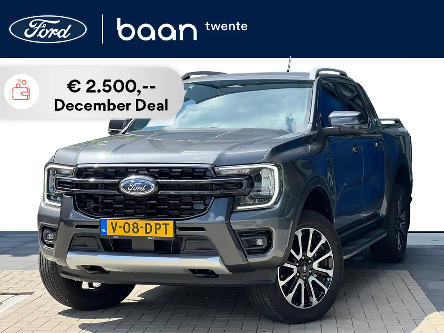 Ford Ranger 3.0 V6 Diesel Wildtrak 240 PK | B&O | Elektr. roll Gris - 1