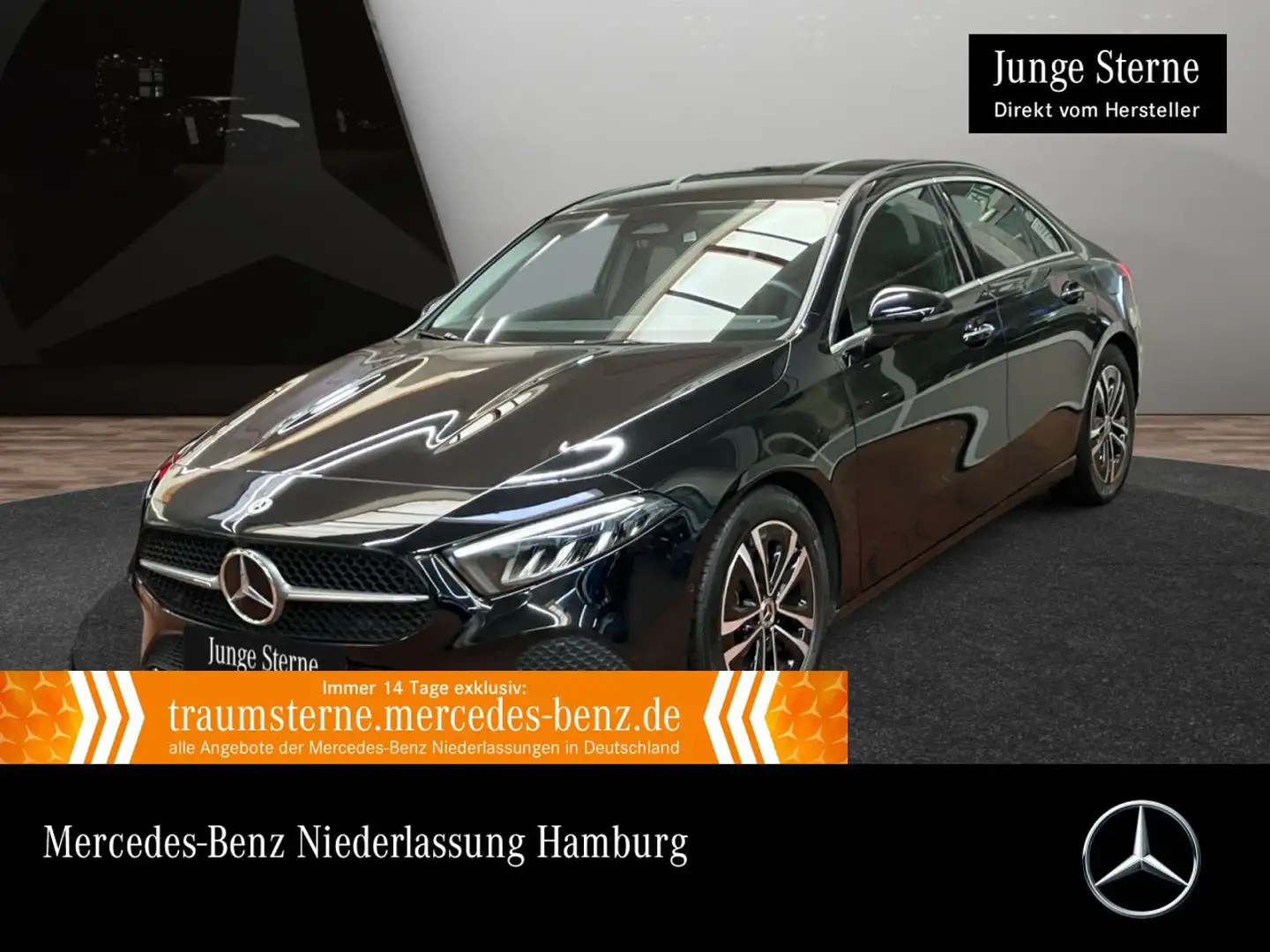 Mercedes-Benz A 180 d Lim PROGRESSIVE+LED+KAMERA+KEYLESS+8G Schwarz - 1