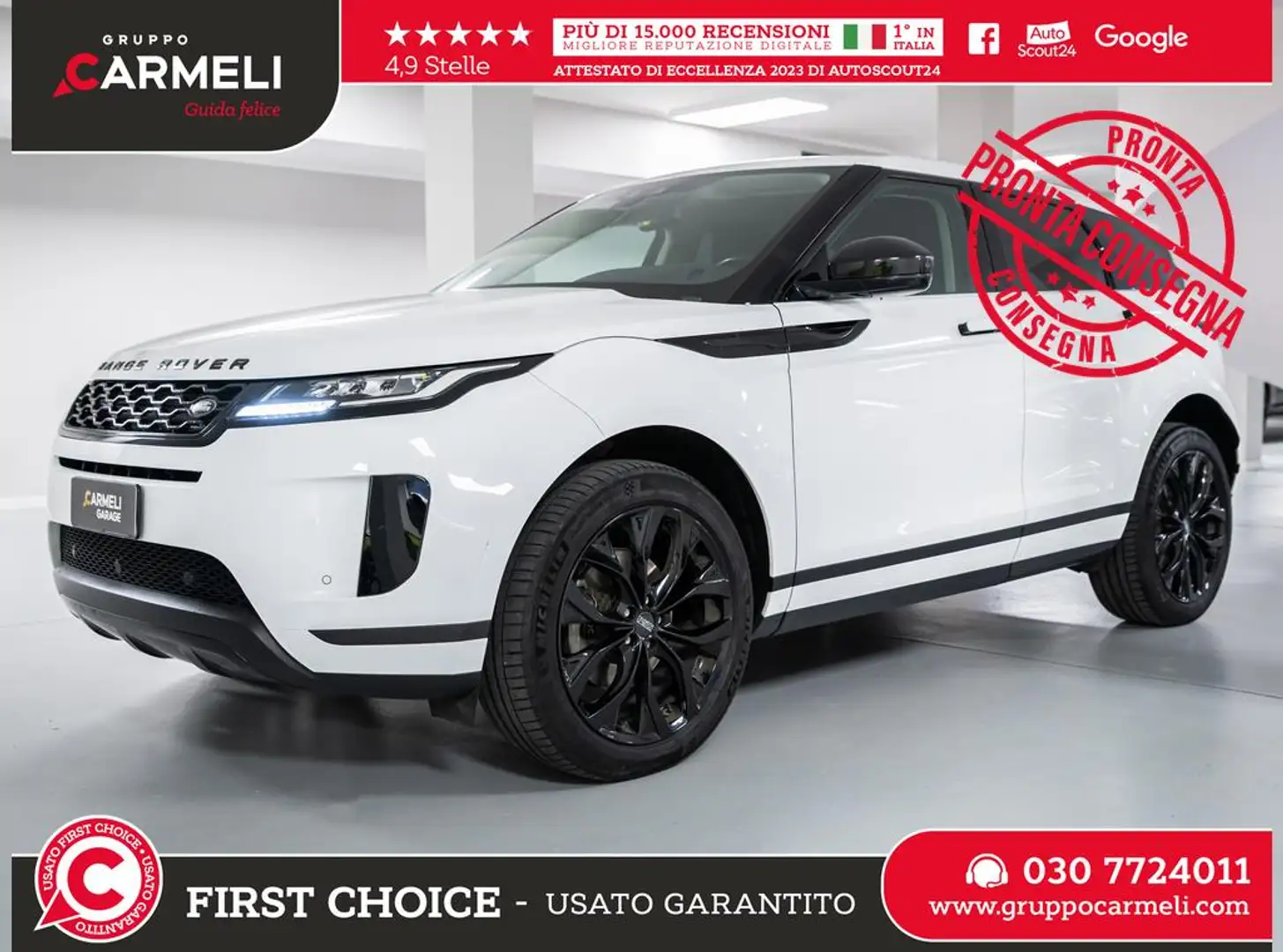 Land Rover Range Rover Evoque 2.0d i4 mhev awd 150cv auto Fehér - 1