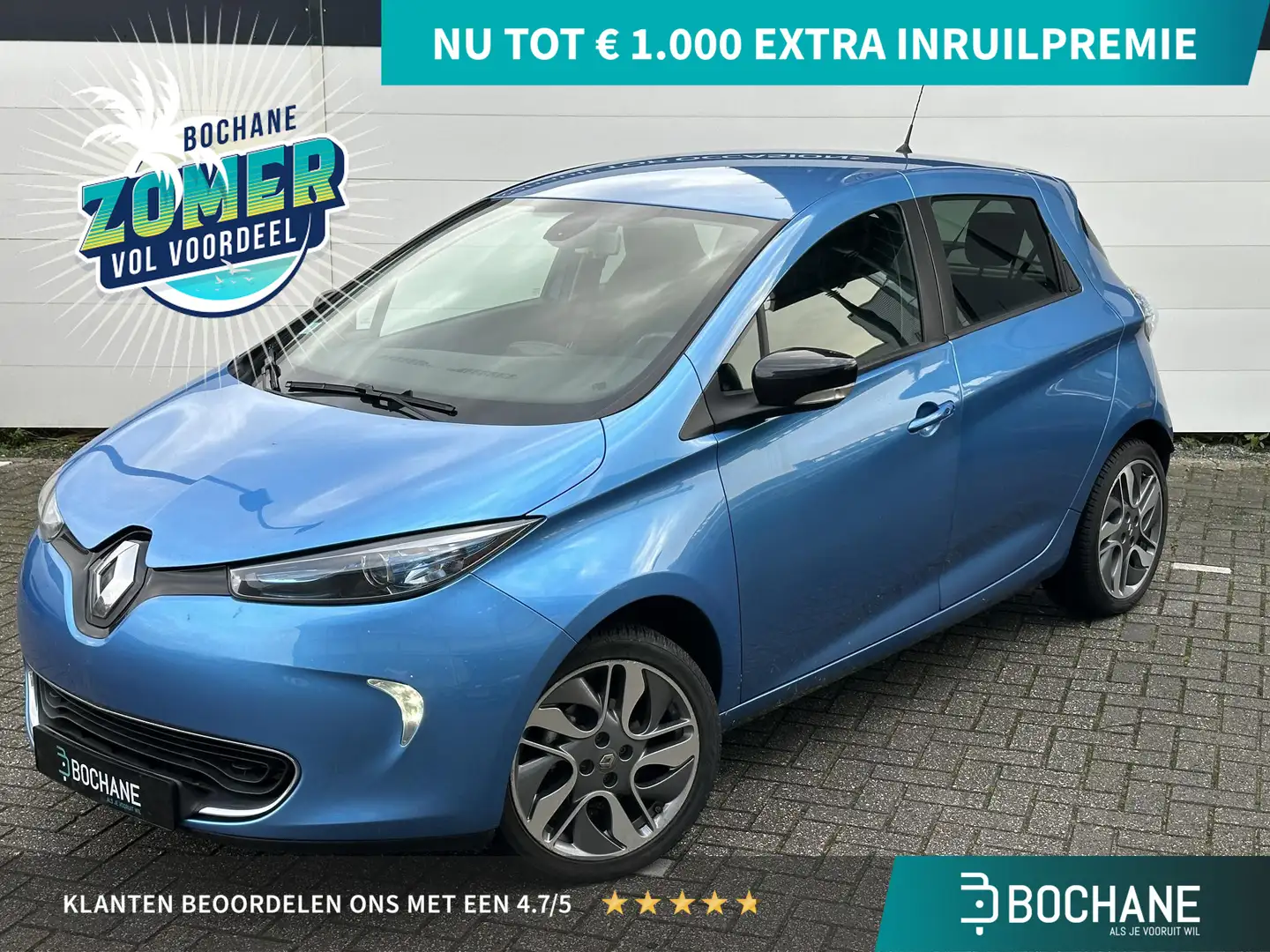Renault ZOE R110 Limited 41 kWh (Huuraccu) (Hoge Instap) Camer Blu/Azzurro - 1