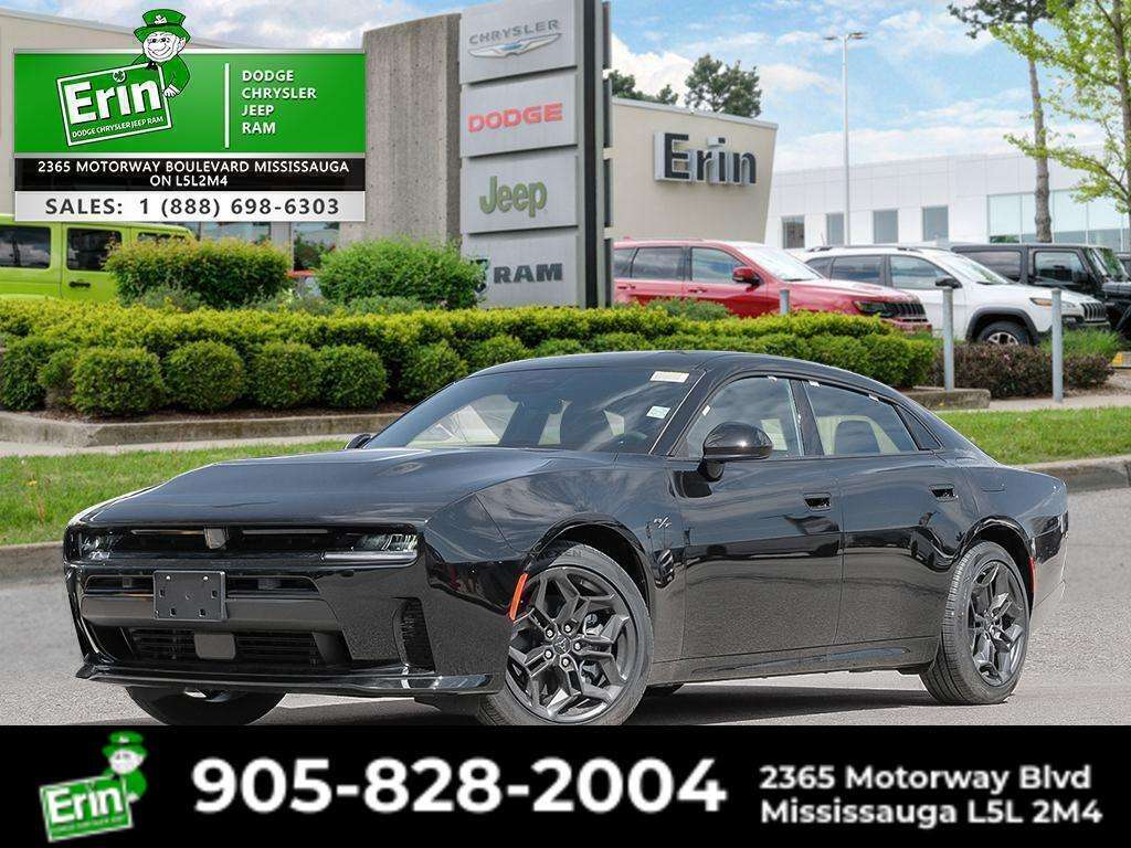 Black 2026 Dodge Charger Sedan All-Wheel Drive 8-Speed Automatic