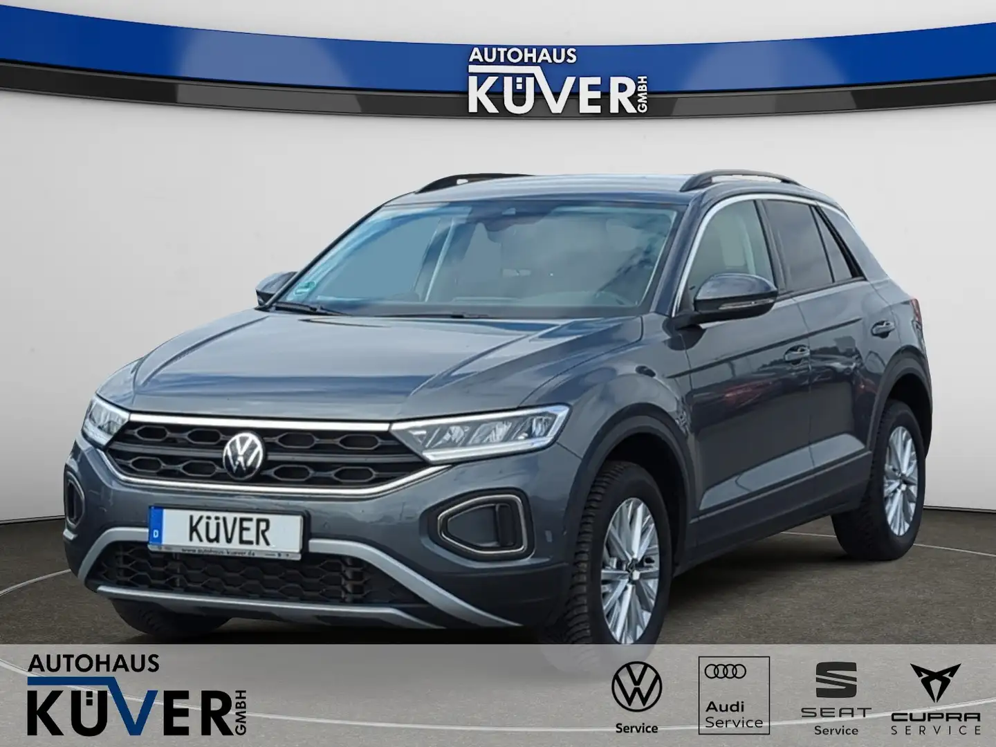 Volkswagen T-Roc Life 2,0 TDI DSG ACC+AHK+LED+Shzg.+16´´ Grau - 1