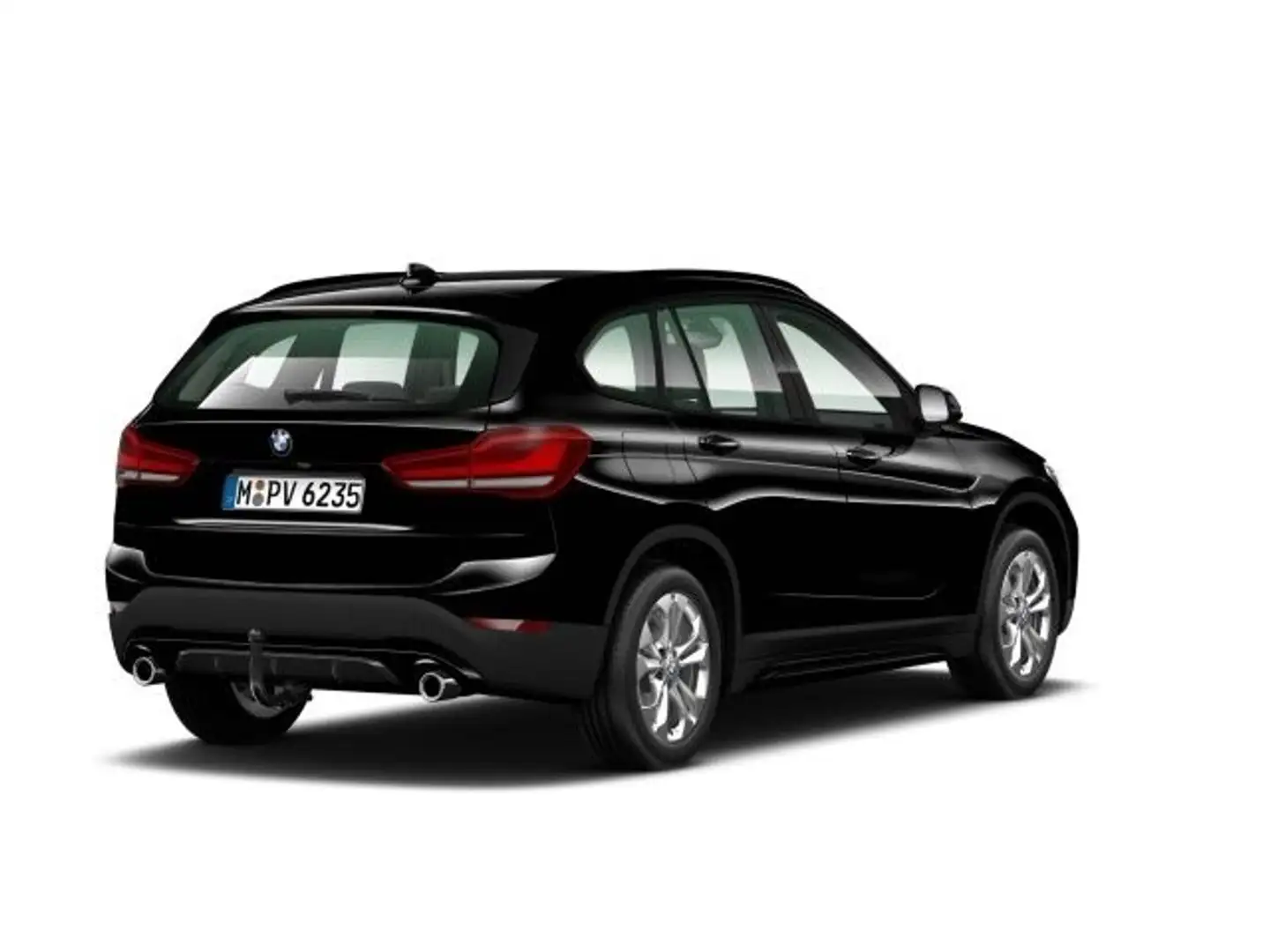 BMW X1 sDrive18d Sport Line Aut. Klimaaut. AHK PDC Zwart - 2