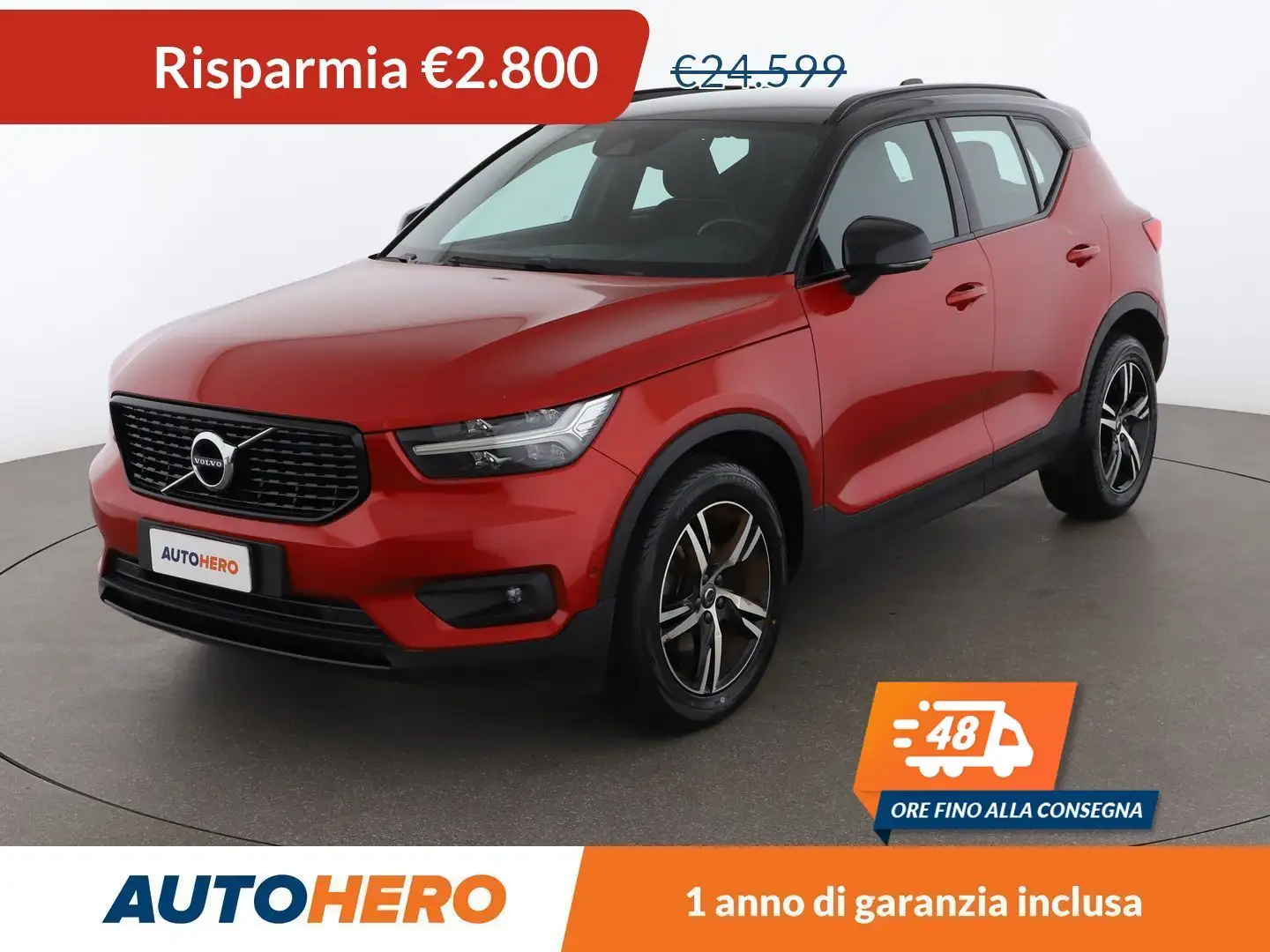 Volvo XC40 2.0 T5 R-Design AWD Rosso - 1