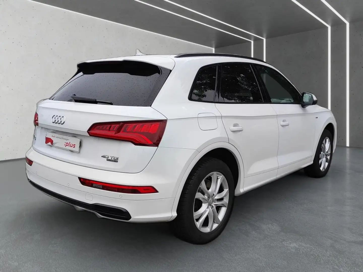 Audi Q5 40 TDI qu. S line S tronic *PANO*AHK*NAV+* Weiß - 2