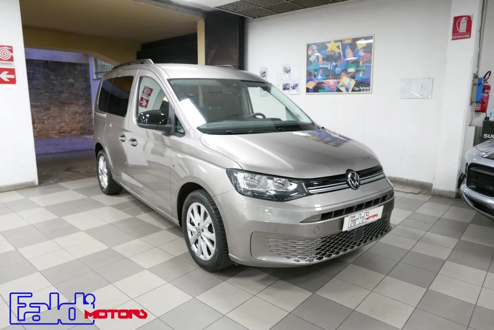 Volkswagen Caddy 2.0 TDI DSG Life Grijs - 1
