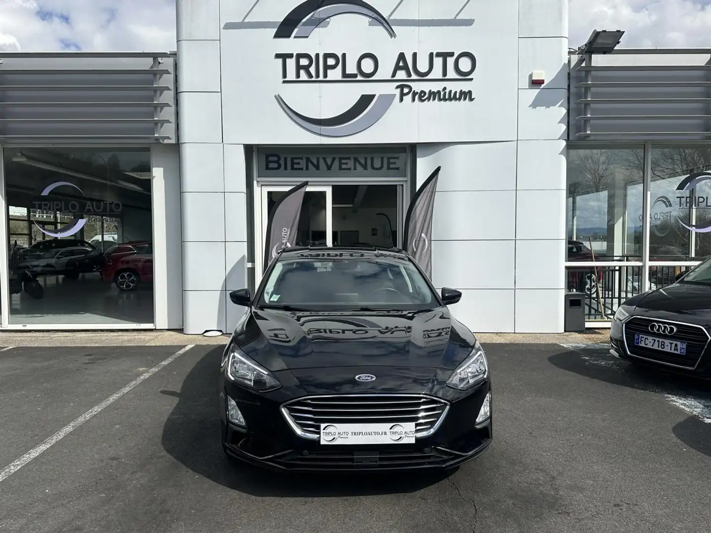 Ford Focus Focus 1.0 EcoBoost mHEV - 125 Titanium X + GPS + CAMERA AR + CLIM Noir - 2