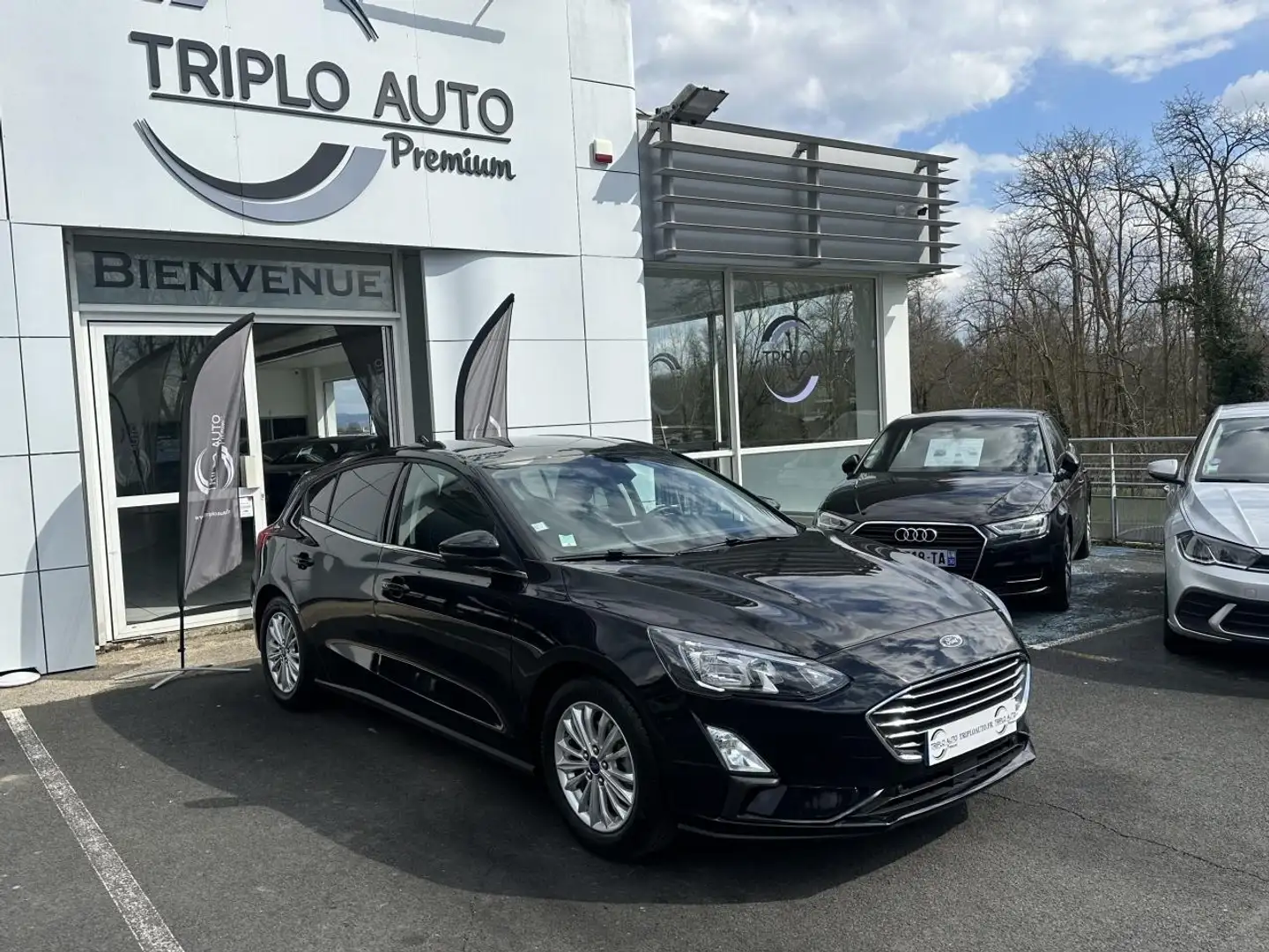 Ford Focus Focus 1.0 EcoBoost mHEV - 125 Titanium X + GPS + CAMERA AR + CLIM Noir - 1