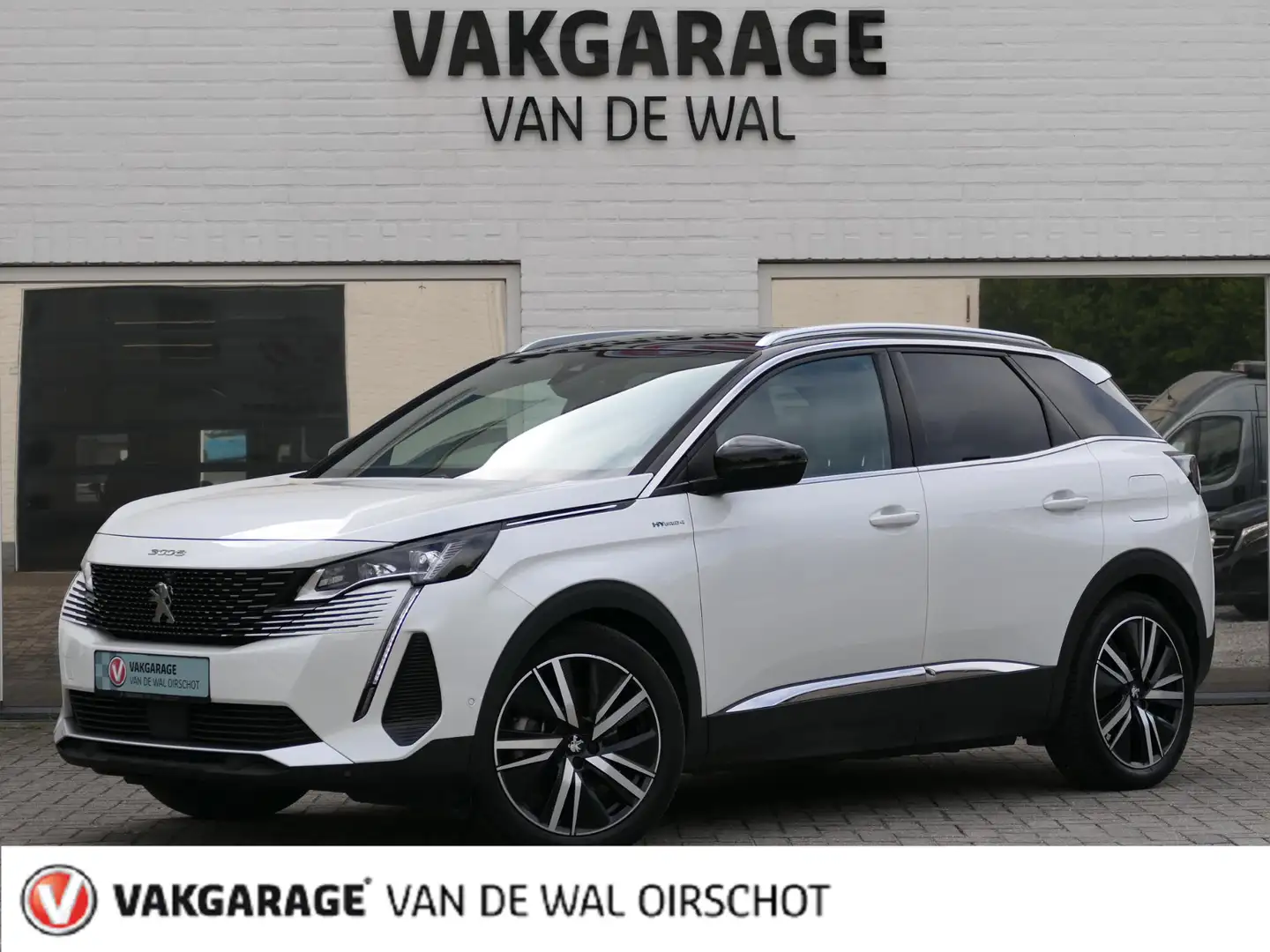 Peugeot 3008 1.6 HYbrid4 300 Blue Lease GT | 360°-camera | FOCA Weiß - 1