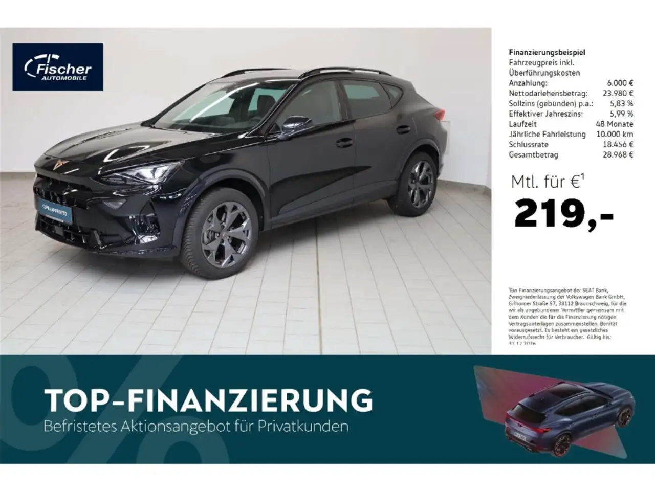 Cupra Formentor 1.5 eTSI DSG NAV/360°/ACC/el.Klappe/SH