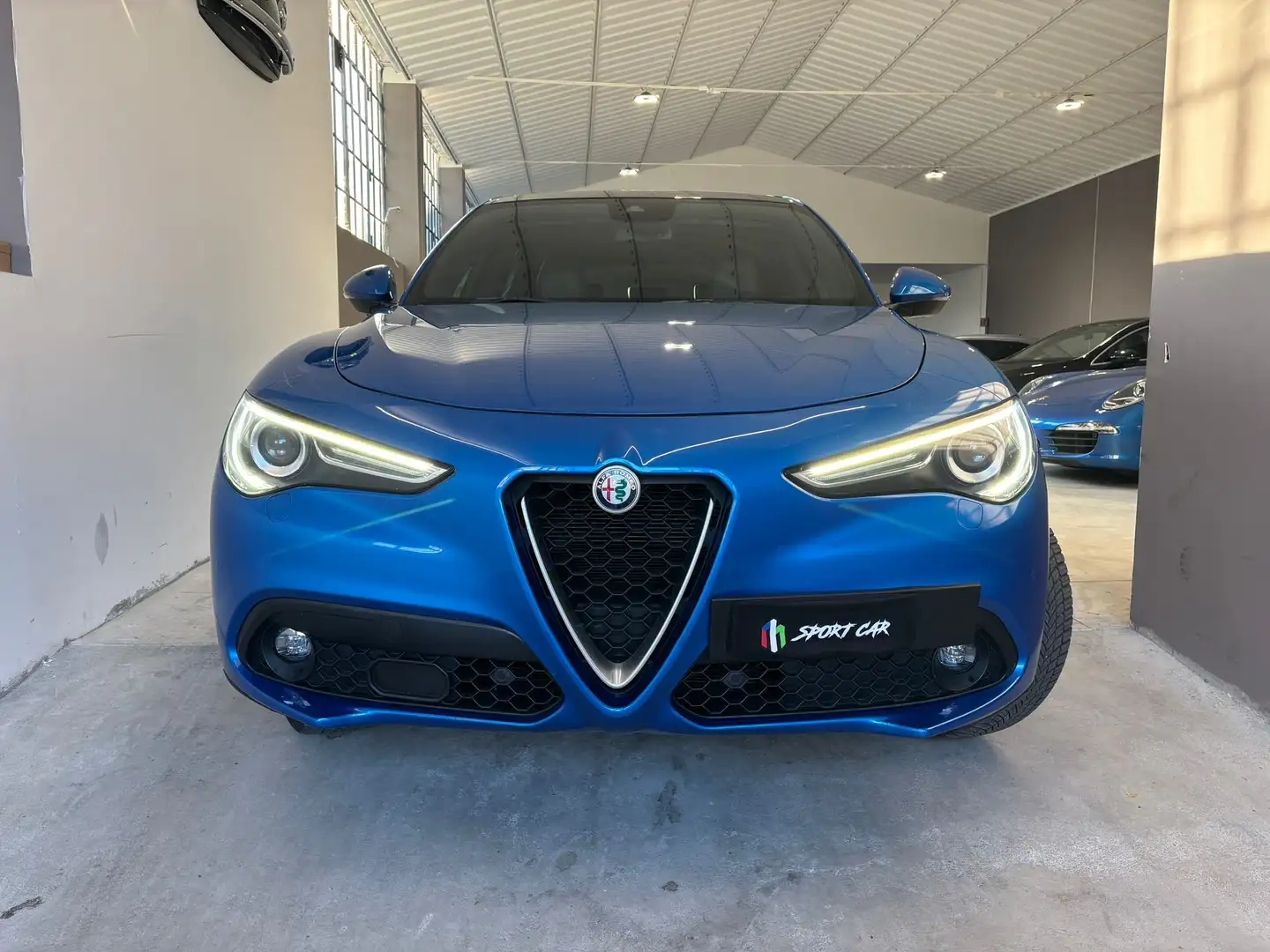 Alfa Romeo Stelvio Stelvio 2.2 t B-Tech Q4 210cv auto Bleu - 2