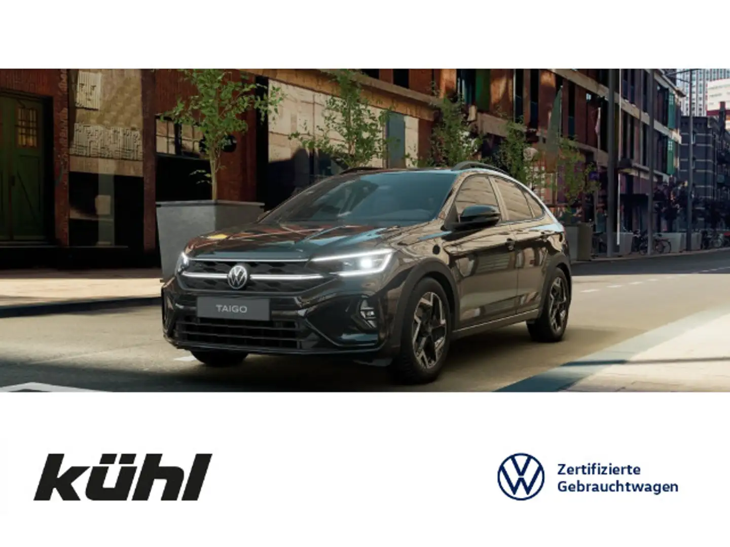 Volkswagen Taigo 1.5 TSI DSG R-Line IQ.Light/ACC/Kamera/App Schwarz - 1