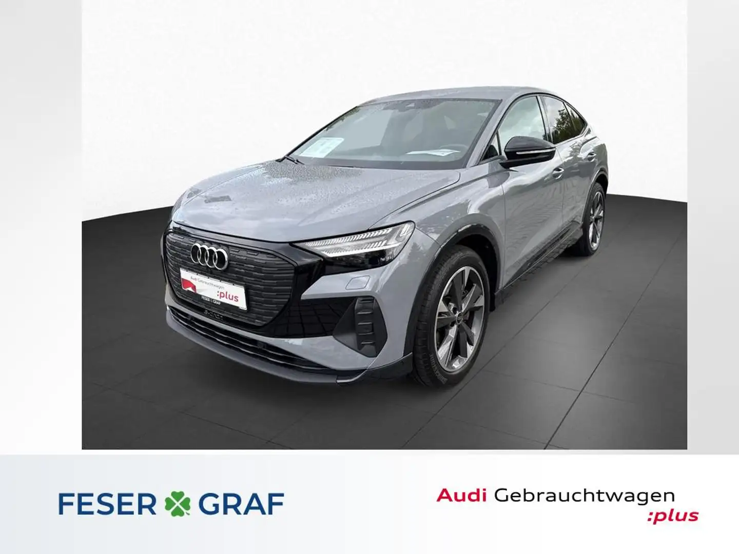 Audi Q4 e-tron Sportback e-tron 40 adv. +AHK+Matrix+Navi pro+ Gris - 1