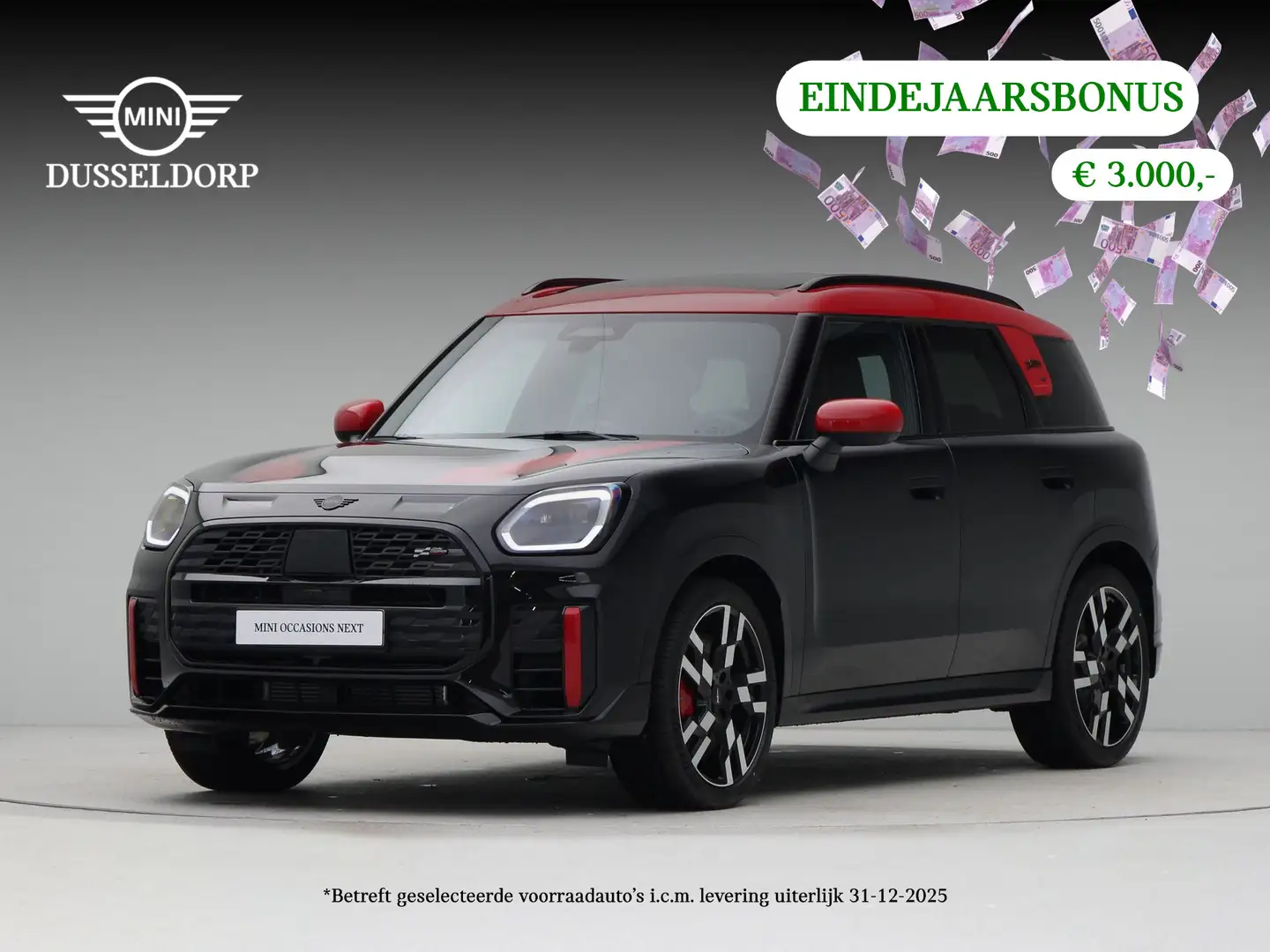 MINI John Cooper Works Countryman ALL4 Pakket XL PRIVATE LEASE EUR 1.612,- (48 mnd/1 Noir - 1