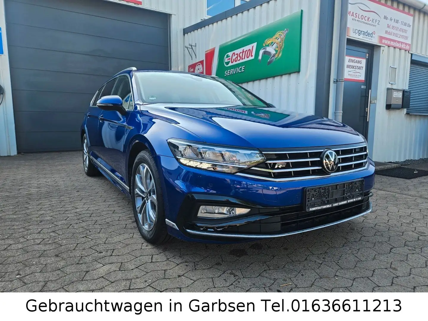 Volkswagen Passat Variant Passat 2.0 TDI DSG R Line NAVI Digtaltacho AHK Blau - 1