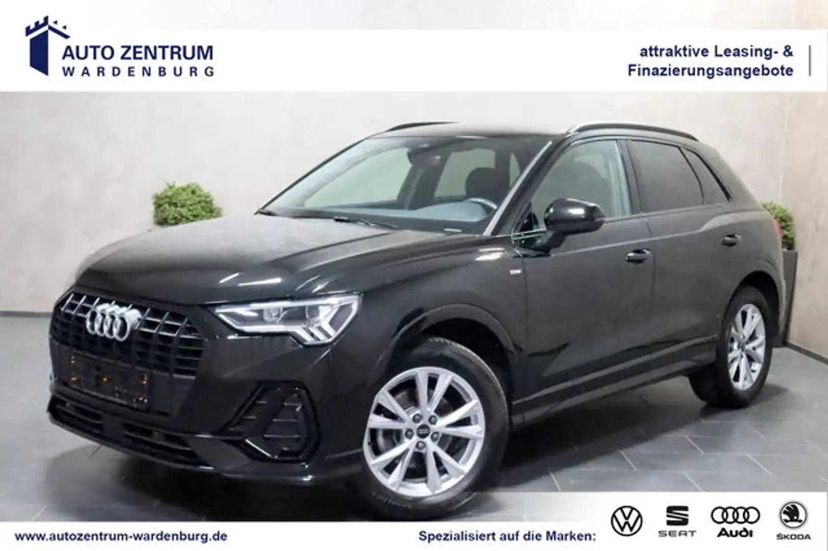 Audi Q3 35 TFSI S line CAM ACC VIRTUAL NAVI SHZ SPUR Schwarz - 1