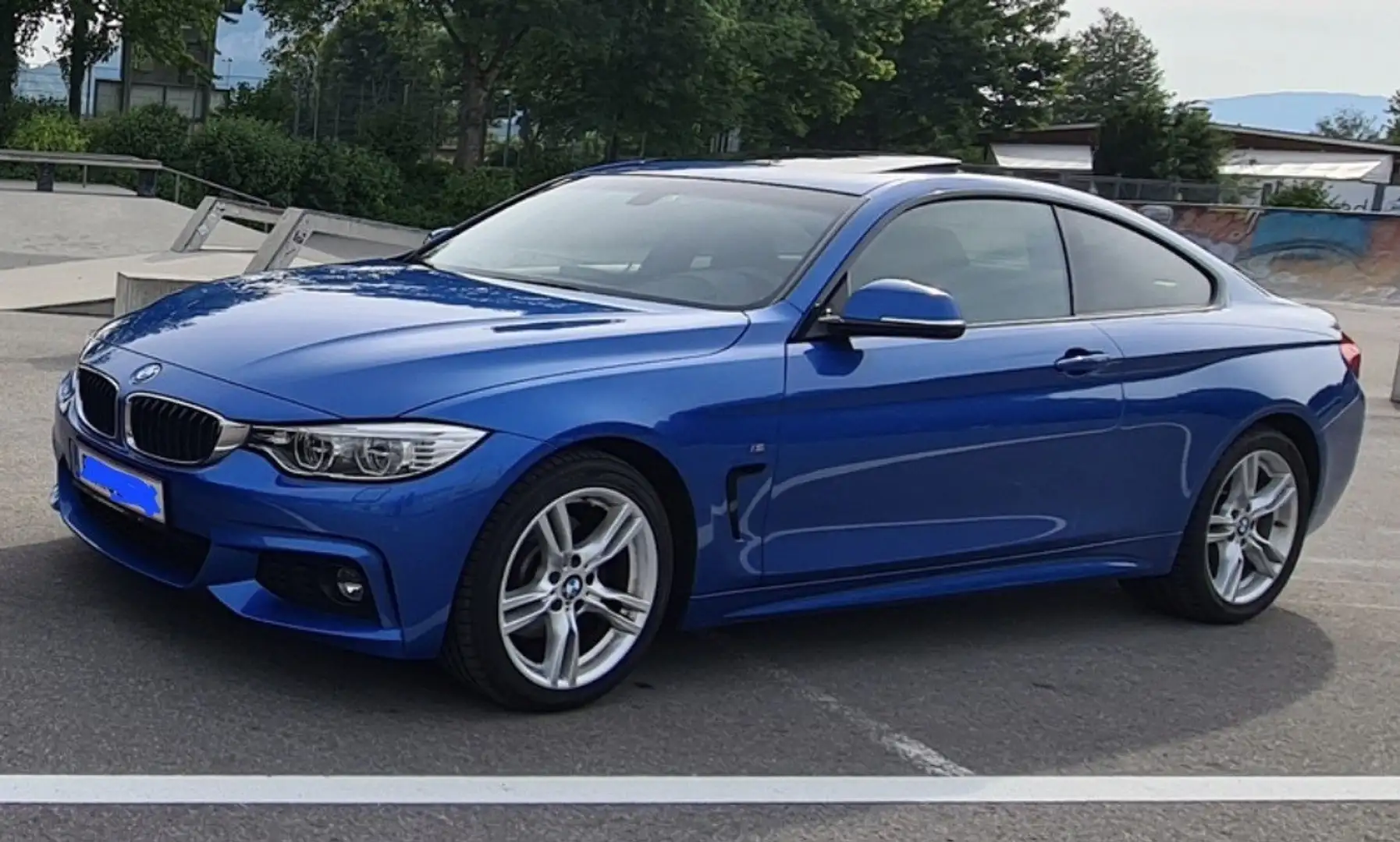 BMW 425 425d M Sportpaket, Alcantara, Schiebedach Albastru - 1