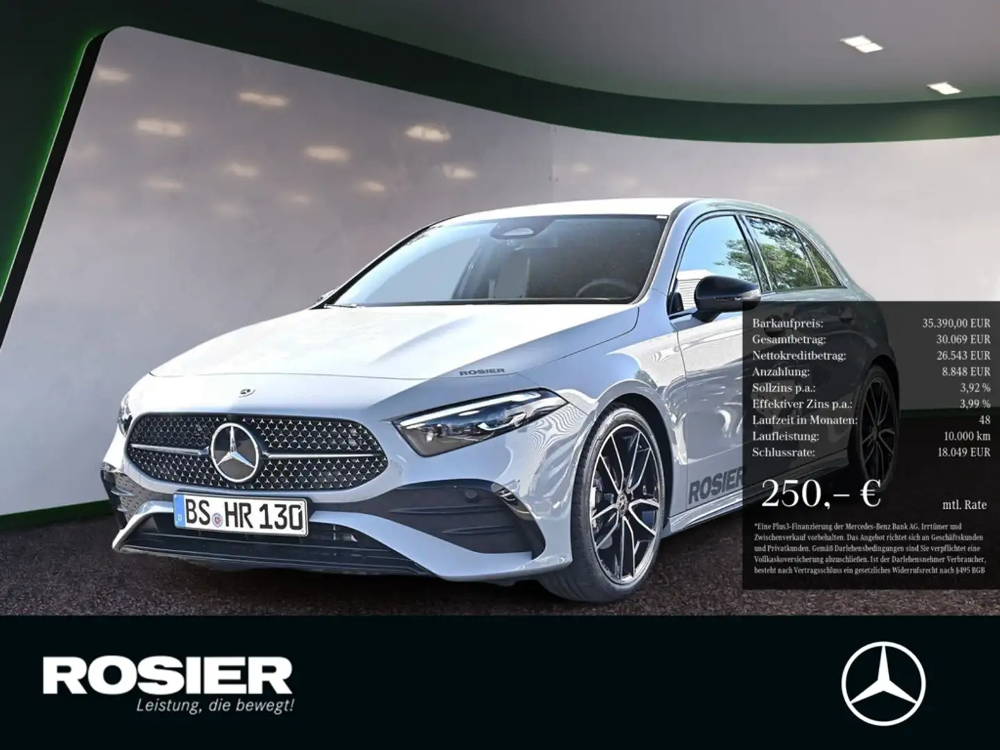 Mercedes-Benz A 200 AMG Line Special Edition Night Multibea Grau - 1