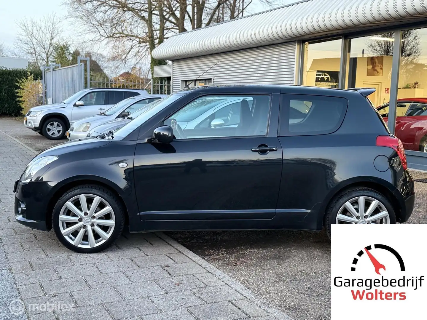 Suzuki Swift 1.6 Sport stoelverw. lmv ecc goedestaat Zwart - 2