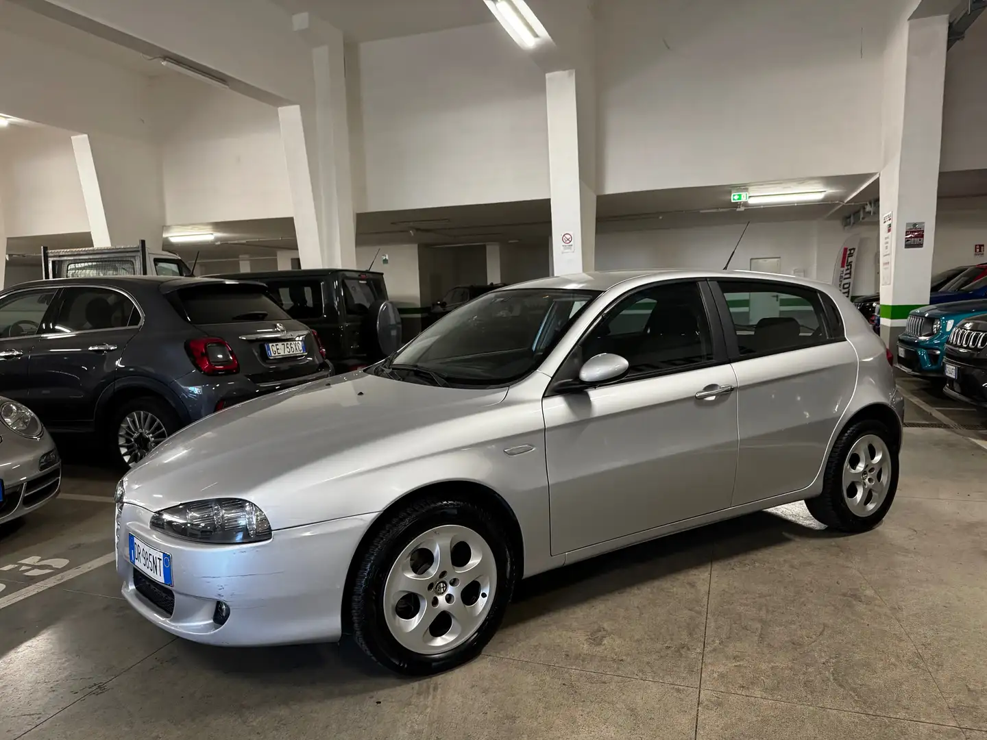 Alfa Romeo 147 147 5p 1.6ts16v 105cv#76000KM!!C.LEGA#SCHERMOTOUCH Argento - 2