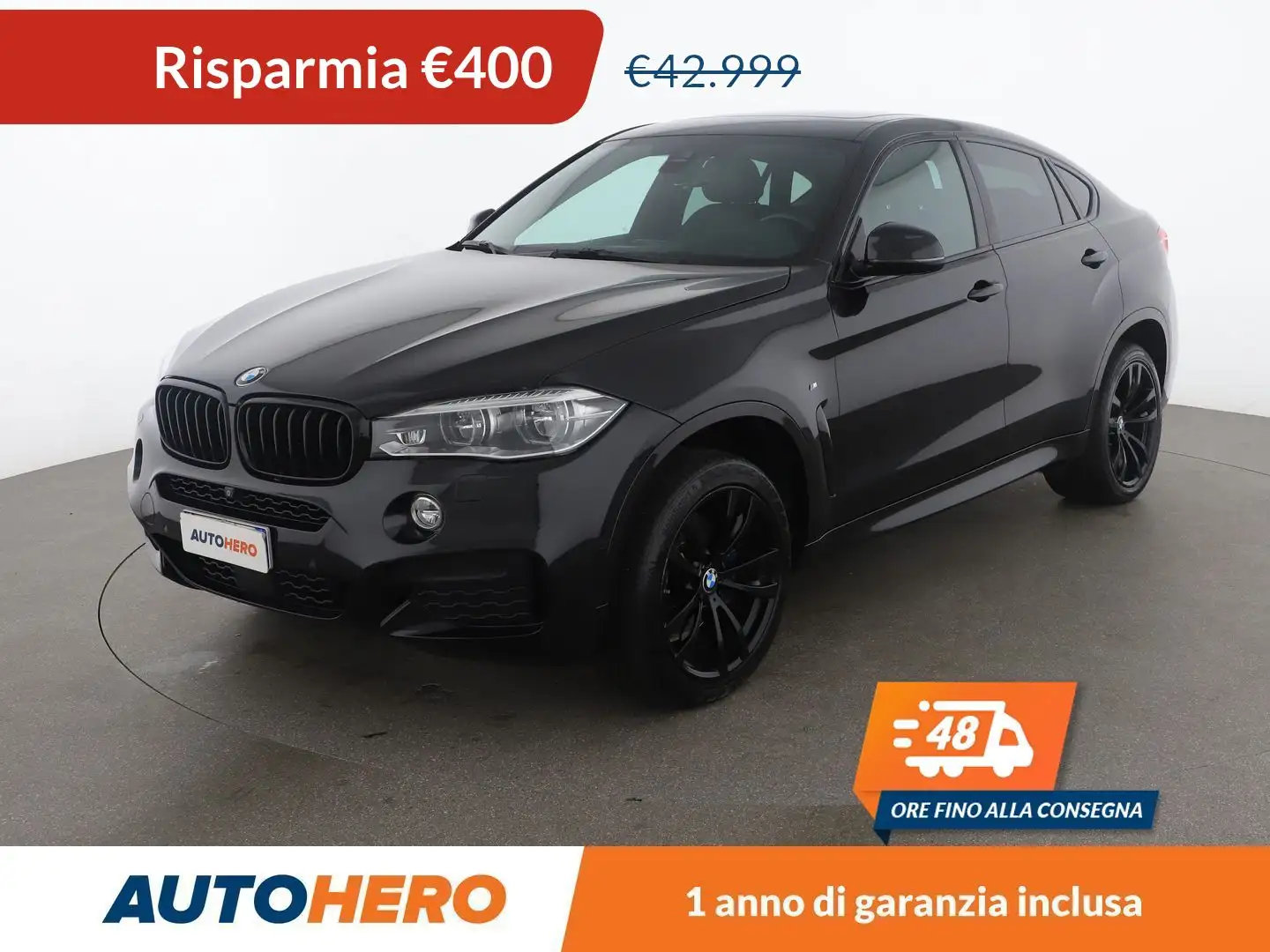 BMW X6 xDrive 40d Nero - 1