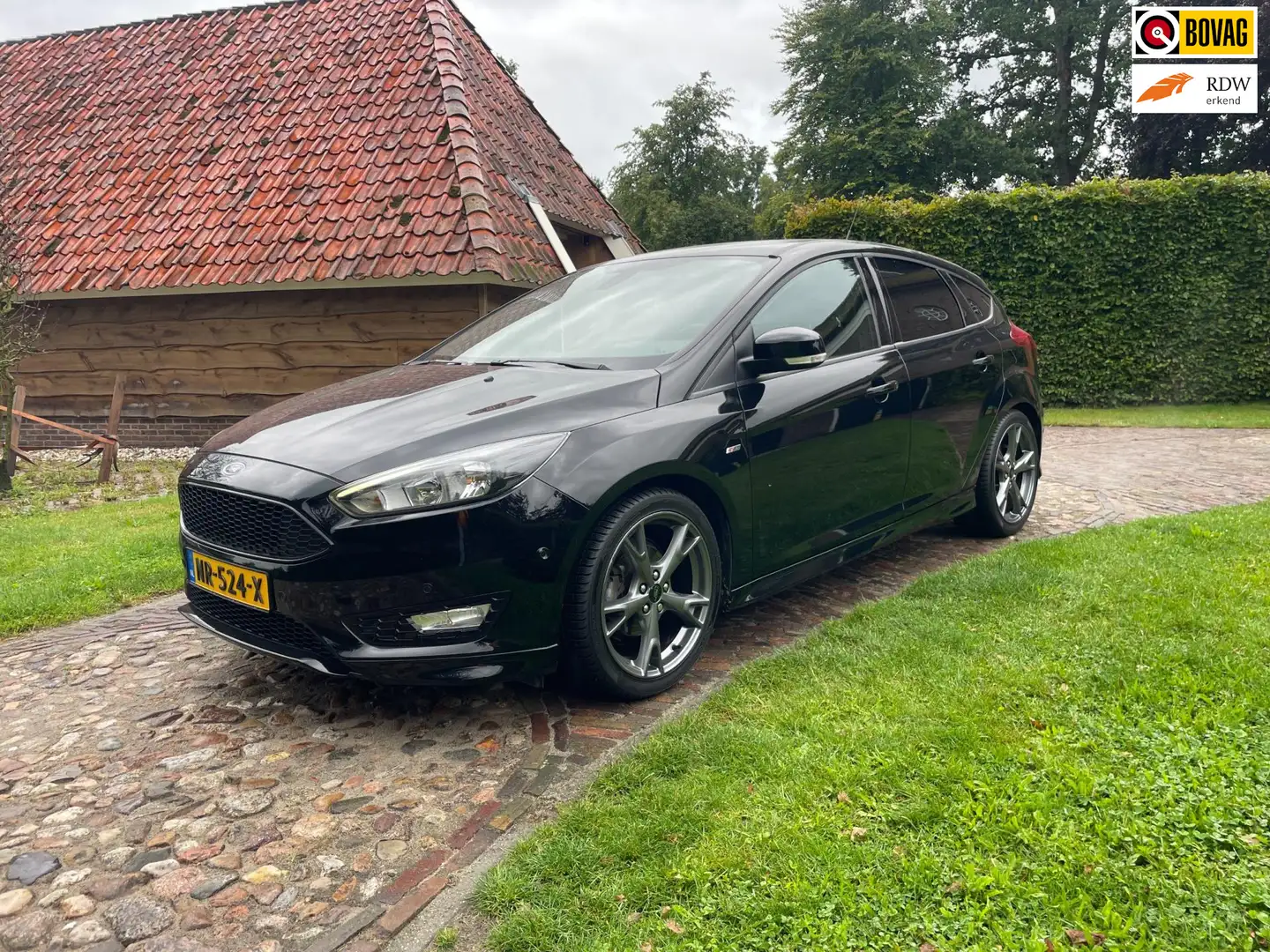 Ford Focus 1.0 ST-Line NL auto-51.000 km- Navi-ruitverw-PDC-1 Zwart - 1