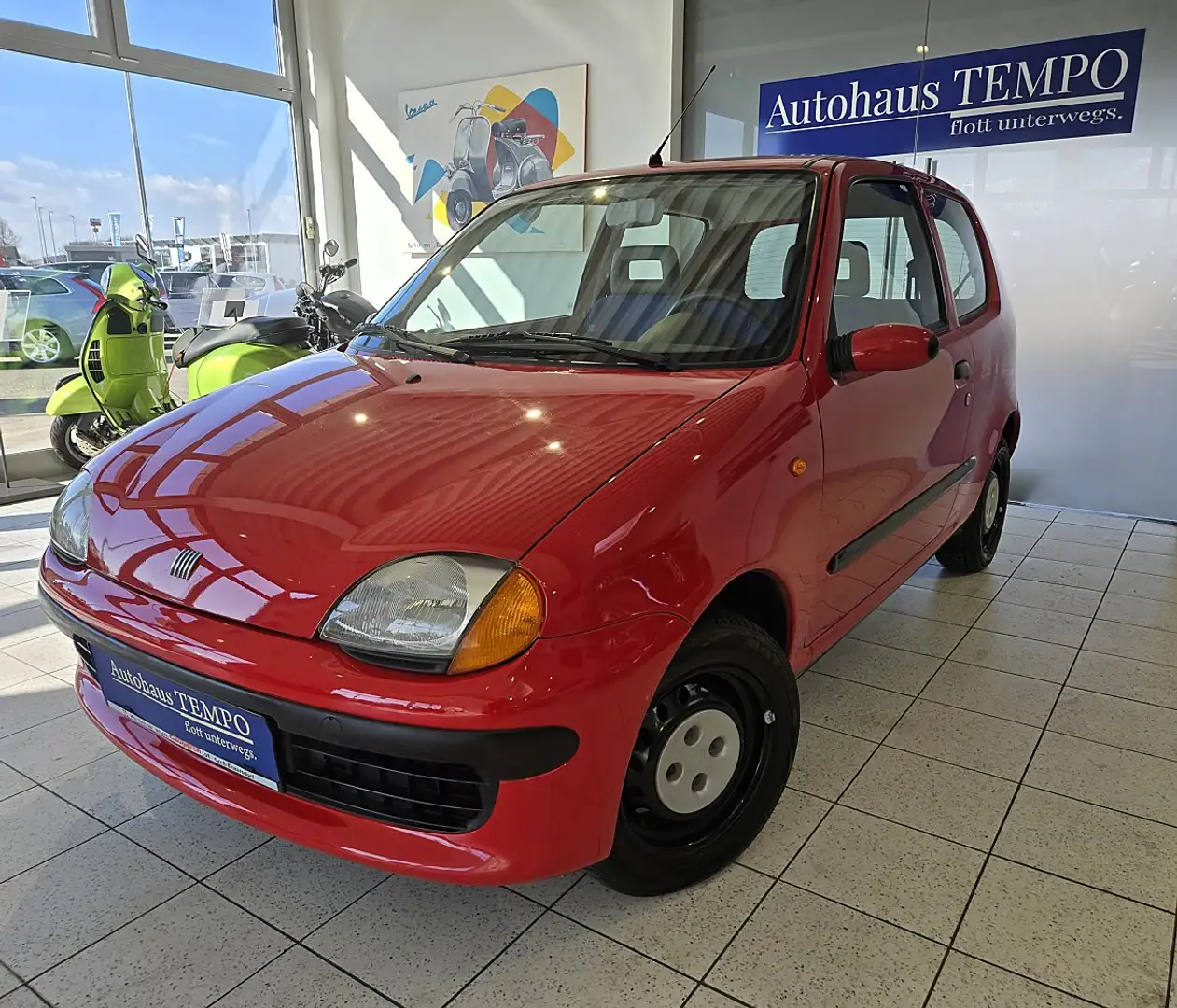 Fiat Seicento --SAMMLERZUSTAND/ERSTBESITZ-- Rot - 1