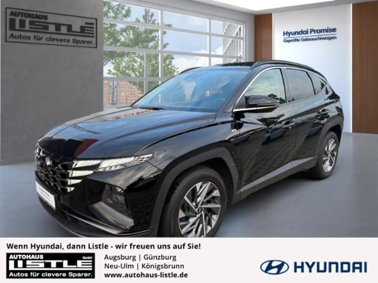 Hyundai TUCSON Trend Mild-Hybrid 4WD 1.6 +NAVI+KLIMA+RFK+PDC+UVM+ Nero - 1