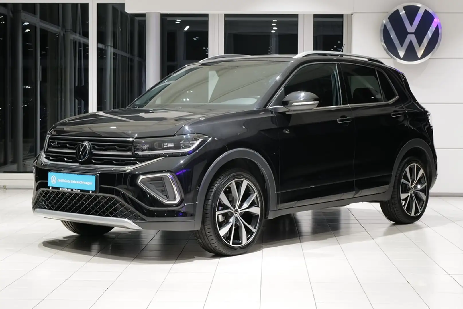 Volkswagen T-Cross 1.5TSI DSG R-Line AHK ACC RKAM Beats Navi Beats... Schwarz - 2