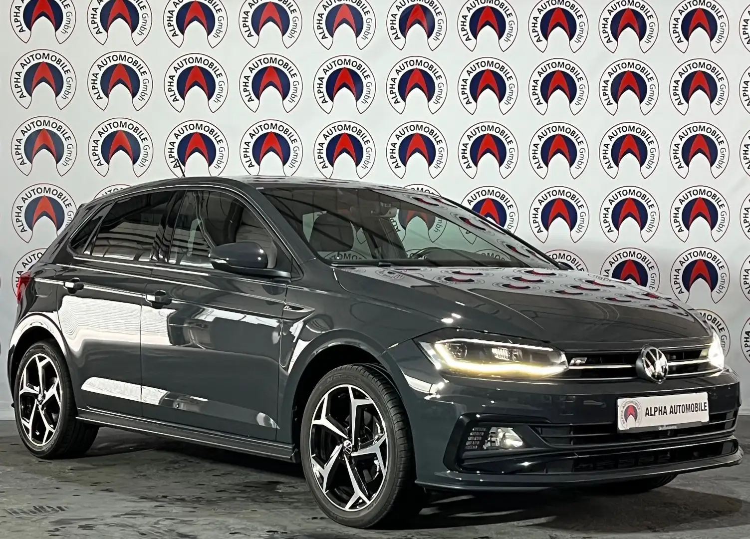 Volkswagen Polo VI R-LINE/CarPlay/LED/TEMP/NAVI/PDC/2Z-KLIM Grau - 2