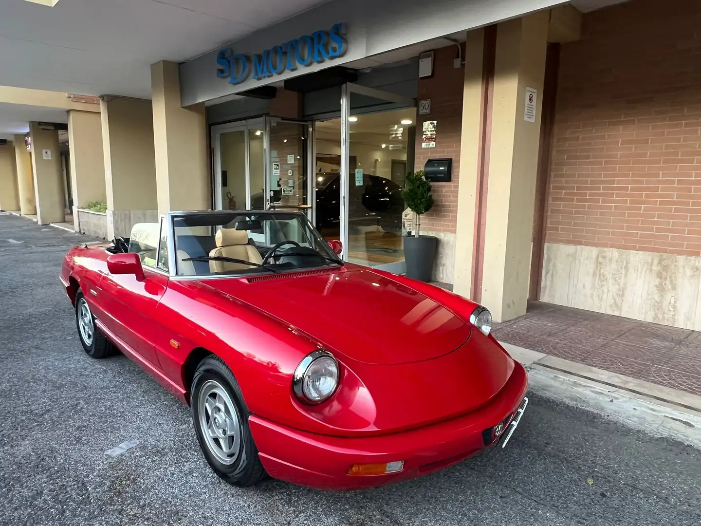 Alfa Romeo Spider Spider 1.6 Duetto 106cv Targa originale Piros - 1