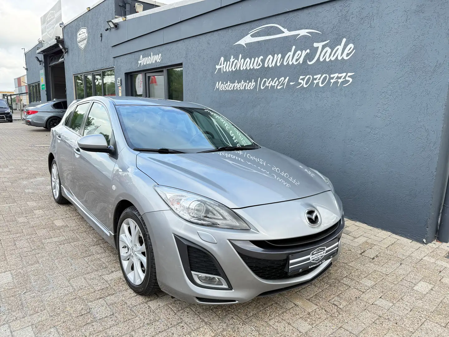 Mazda 3 Sports-Line*HU/AU NEU* 151PS Motor*Top Zustand Grau - 1
