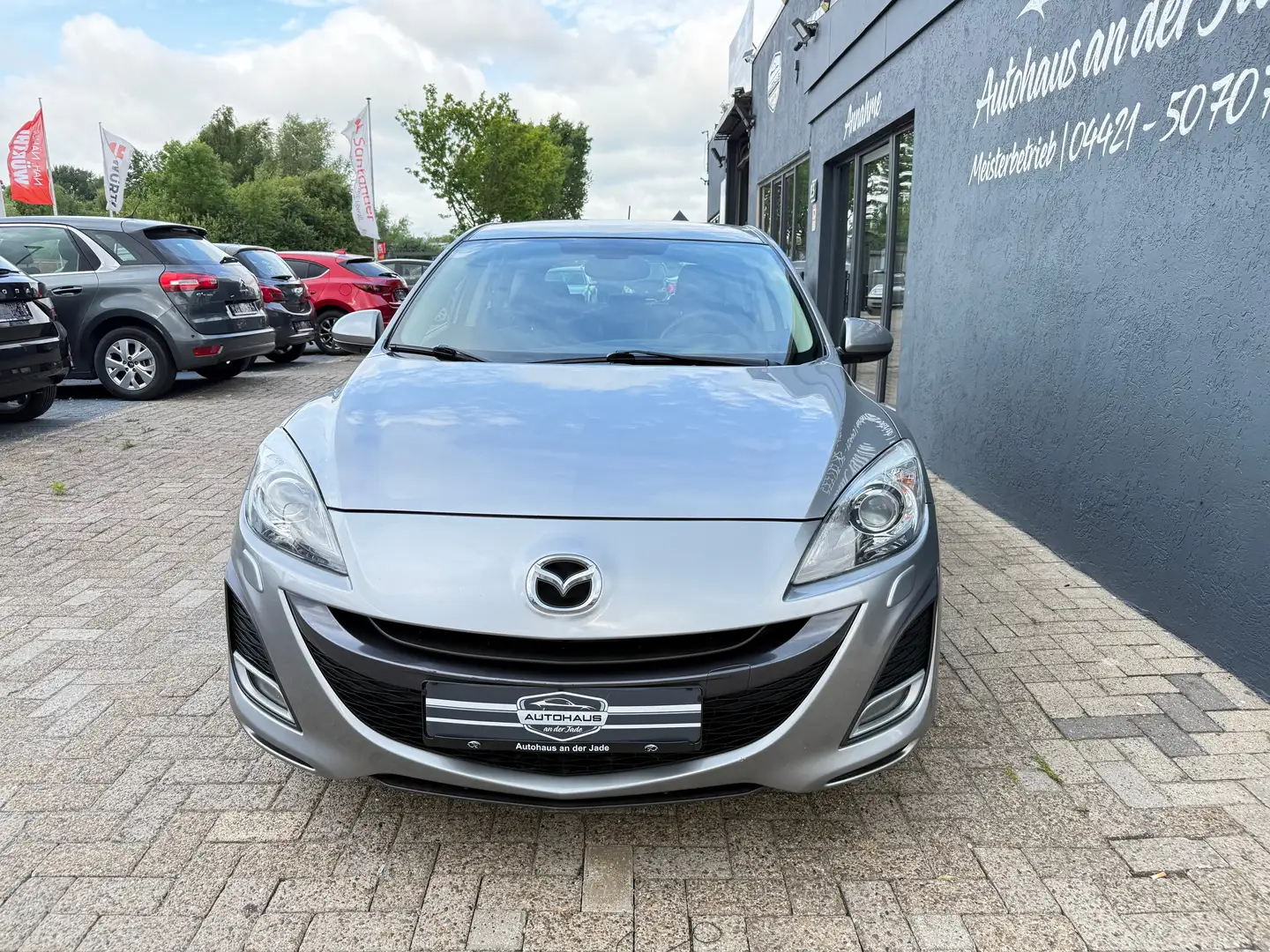 Mazda 3 Sports-Line*HU/AU NEU* 151PS Motor*Top Zustand Grau - 2