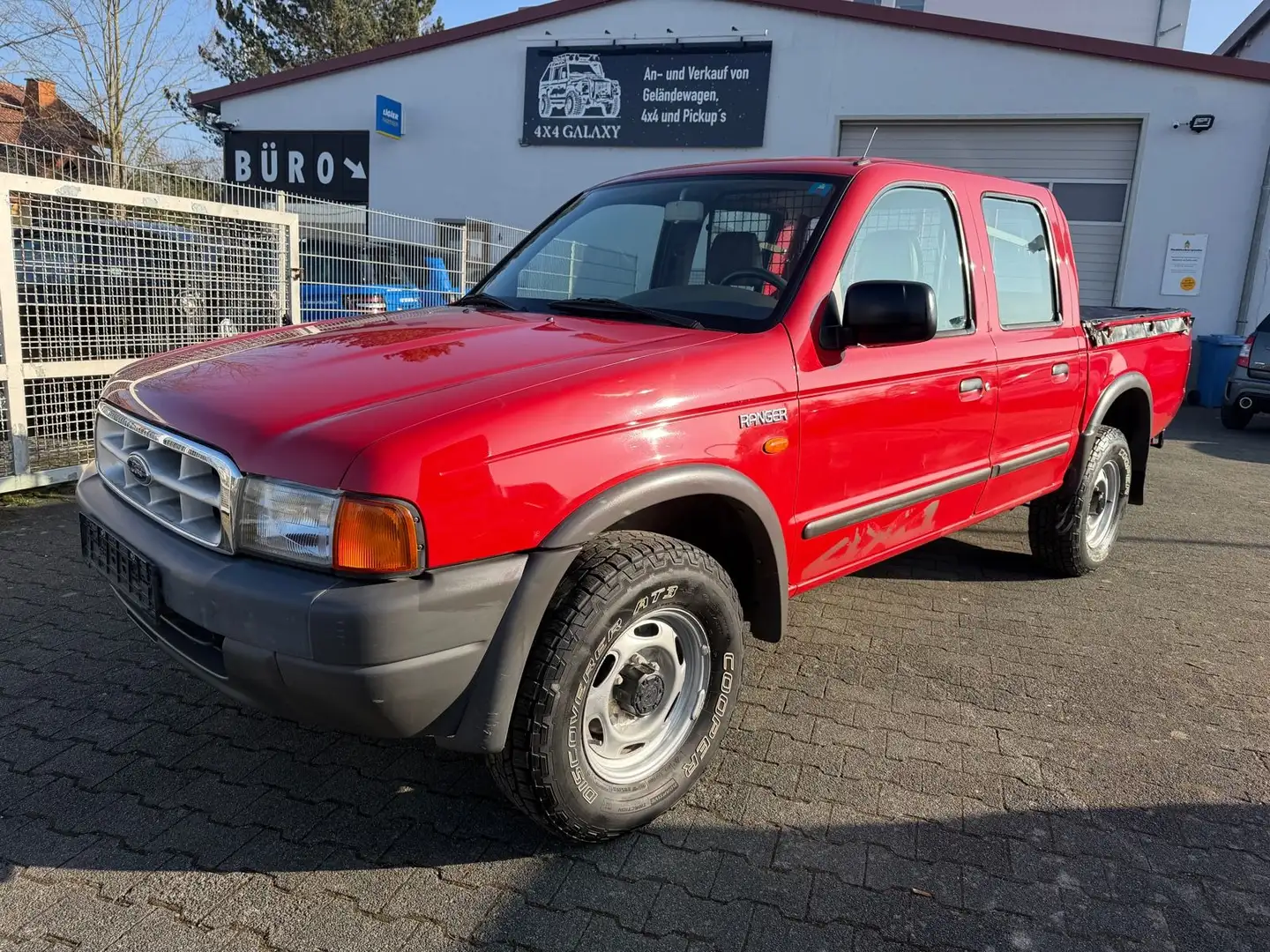 Ford Ranger XLT Doka, 105TKM, LKW Zulassung Rouge - 1