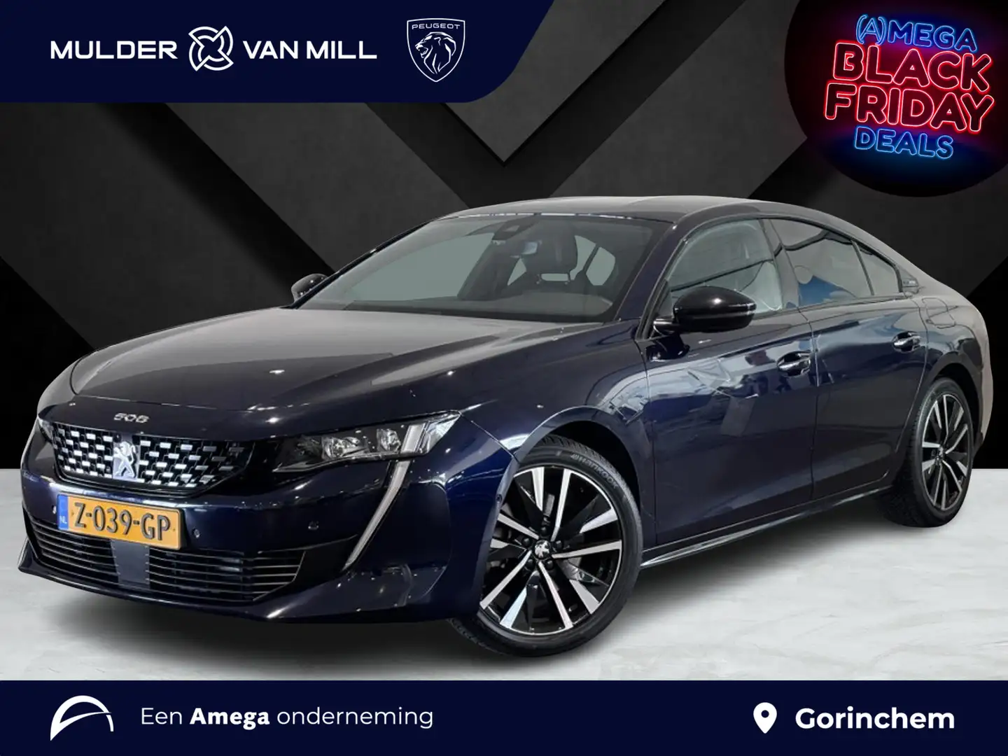 Peugeot 508 GT 1.6 HYbrid 225pk e-EAT8 | NAVI | KEYLESS ENTRY Bleu - 1