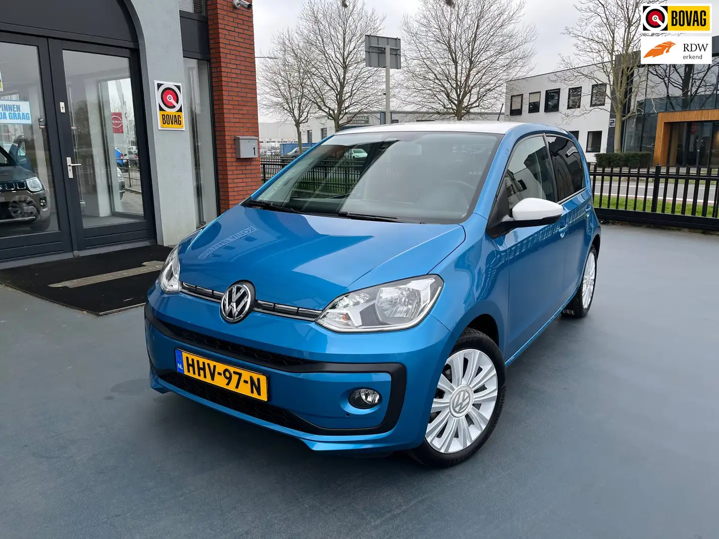 Volkswagen up! 1.0 BMT high up! AUTOMAAT CLIMA LMV Blau - 1