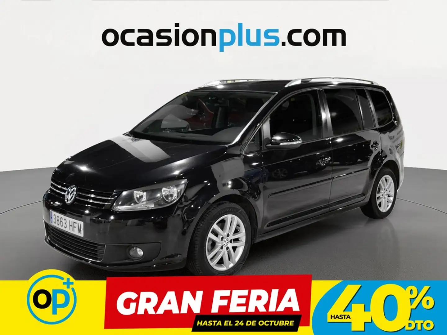 Volkswagen Touran 1.6TDI Advance 105 Negro - 1