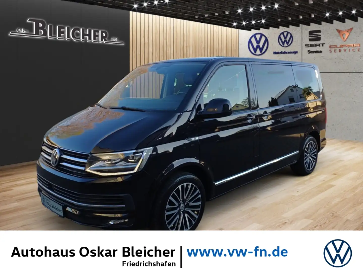 Volkswagen T6.1 Multivan 2.0 TDI 4Motion ''Highline''  AHK+Sprachbed. Negro - 1